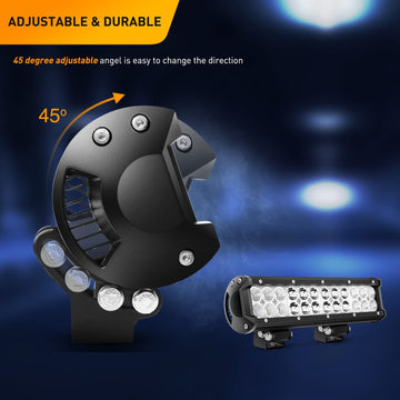 12 Inch 72W 5040LM Spot Flood Combo LED Light Bar
